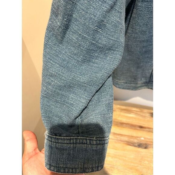 Vintage Saint Germain denim jacket with stones - Picture 7 of 12